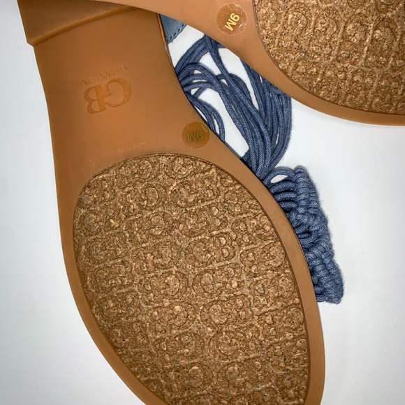 Gianni Bini Macrame Lace Up Sandals - Picture 6 of 7